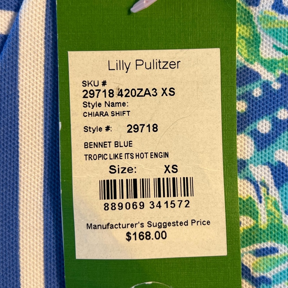 Lilly Pulitzer Chiara Cut Out Shift Dress NWT Size XS - Picture 14 of 14